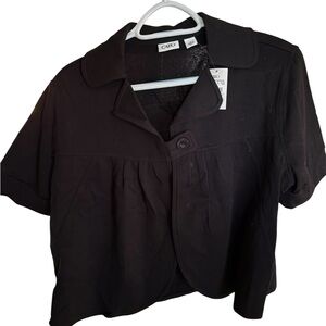 Cato Ebony Short Sleeve Blazer